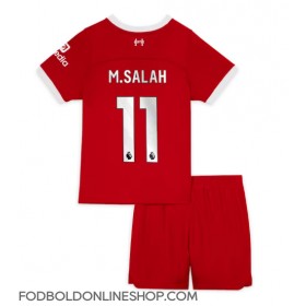 Liverpool Mohamed Salah #11 Hjemme Trøje Børn 2023-24 Kortærmet (+ Korte bukser)